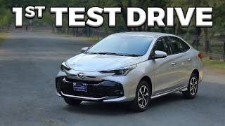 Test Drive of Toyota Yaris Facelift  PakWheels [upl. by Finegan]