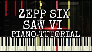 Zepp Six  Hello Zepp  Syunthesia Piano tutorial [upl. by Ylrebmek97]