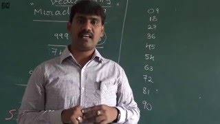 VEDIC MATHS CALENDAR amp 9 MULTIPLICATION by Srinivasa rao [upl. by Yhtomot]