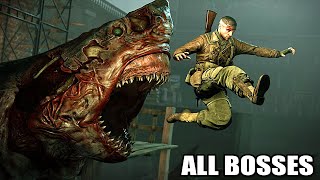 Zombie Army 4 Dead War  All Bosses With Cutscenes HD 1080p60 PC [upl. by Cynthy]