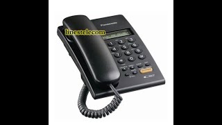 Panasonic Model No KXTSC62SX Caller ID telephone with speaker phone facility ampRinger off selection [upl. by Ttezil]