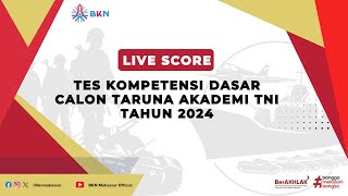 LIVE SCORE TKD CALON TARUNA AKADEMI TNI  SESI 1 TGL 252024  KANTOR REGIONAL IV BKN MAKASSAR [upl. by Netsirhc722]