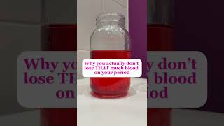 Why You Actually DONT Lose that Much Blood on your Period [upl. by Ariak]