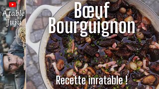 Bœuf Bourguignon Traditionnel  Recette Facile et Savoureuse [upl. by Klara]