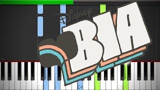 BIA Grita Piano Cover Midi tutorial Sheet app Karaoke Elenco [upl. by Alverson891]