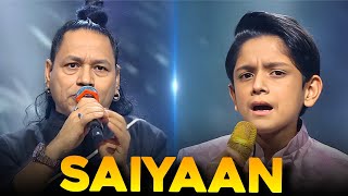 Saiyaan  Aryan x Khailash Kher Performance Reaction Superstar Singer 3 [upl. by Negrom]