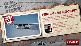 Real Pilot Story Fire in the Cockpit [upl. by Gonyea]