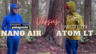 Patagonia Nano Air Vs Arcteryx Atom LT Active Midlayer Jacket Showdown [upl. by Berty]