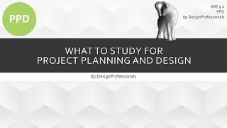 PASS PPD IN TWO MONTHS What to Study for the ARE 50 Project Planning and Design Exam [upl. by Siloum]