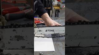 TENSIÓN CORRECTA PARA CADENA DE MOTOSIERRA✅ Stihl [upl. by Thurman]