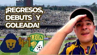 PUMAS 41 LEÓN  ¡ASÍ SE ARRANCA UN TORNEO RUVALCABA DESATADO GOLAZO MEMOTE  REACCIONANDO [upl. by Eltrym]