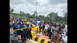 Le Cameroun inaugure sa première autoroute construite en partenariat avec la Chine [upl. by Abdulla]