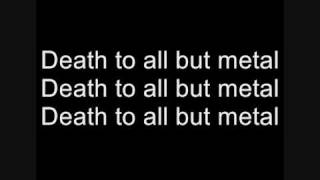 Steel Panther Death to all but metal lyrics video [upl. by Rustice850]