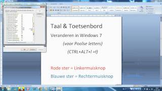 Poolse letters in Windows 7 [upl. by Asirap677]
