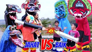 BARONGAN JAHAT VS BARONGAN BAIK  SUNTIKAN AJAIB [upl. by Lein]