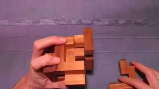 Lösung des HolzwürfelPuzzles quotMasterCubequot der Firma Siebenstein [upl. by Nwahsyd416]