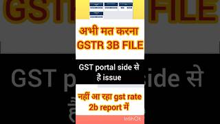 GSTR 3B not generated properly gst gstr3bfiling tranding gstplatform ims shortvideo 3b [upl. by Raab]