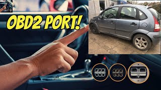 20022010 Citroën C3 OBD2 Port How to Find It [upl. by Adnim]