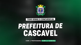 CONCURSO PREFEITURA DE CASCAVELPR PLANEJAMENTO DE ESTUDOS [upl. by Leirej]