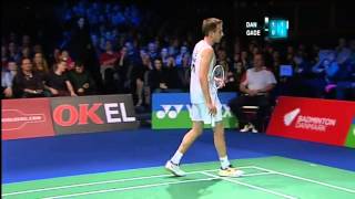 Full Badminton Lin Dan vs Peter Gade 2012 Copenhagen Masters [upl. by Allesor]