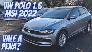 NOVO VOLKSWAGEN POLO 16 MSI MANUAL 2022  VALE A PENA [upl. by Josefina]