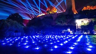 Nocturne Drone Shows Die Technik der Drohnenshow über Halle zum Tag der deutschen Einheit [upl. by Jobie]