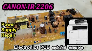 CANON Photocopier IR2206 power supply board repair [upl. by Adiehsar]