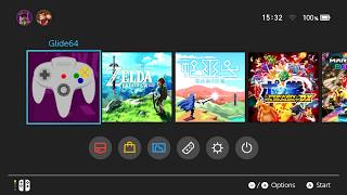 Nintendo Switch  Glide64  Nintendo 64 emulator Retronx [upl. by Ianej]