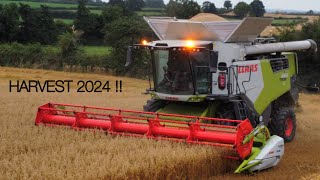 CLAAS TRION 660   KELLY AGRI  Harvest 2024 [upl. by Erdah]