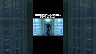 Resident Evil Laser Room Movie Vs Game ResidentEvil Residentvil4 [upl. by Ybrik]