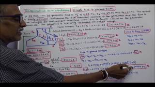 UNSYMMETRICAL FAULT CALCULATIONS  PART  15  SINGLE LINE TO GROUND FAULT  PROBLEM [upl. by Latoyia184]