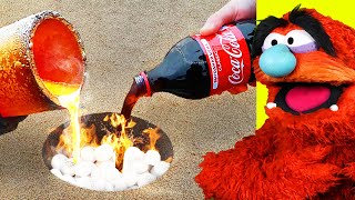 EXTREME LAVA vs COKE amp MENTOS and EVERYDAY ITEMS AMAZING [upl. by Attekal316]