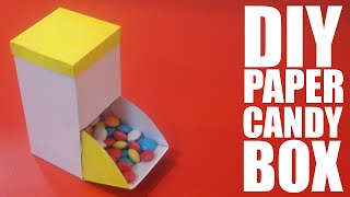 How to make a paper candy box  DIY Candy box [upl. by Trubow]