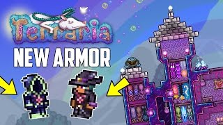 Terraria 135 NEW DEV ARMOR ARKHALIS amp LEINFOR NEW WINGS  PC [upl. by Blanding799]