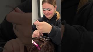 Esthetician students try cosmetology highlights cosmetology beautyschool estheticians [upl. by Nileuqay]