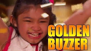 Girl On Fire（Cover by Angelica Hale）Golden Buzzer Americas Got Talent 2017 Judge Cuts｜GTF [upl. by Ignaz]