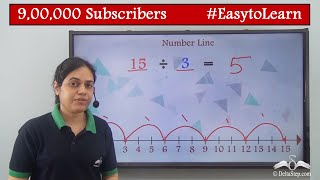 Number Line Division  Class 6  CBSE  NCERT  ICSE [upl. by Drazze691]