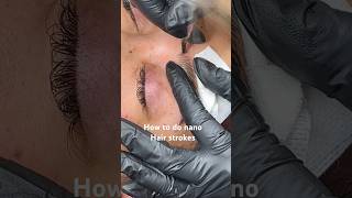 nanobrows eyebrowstutorial nanoblading videobeauty eyebrowsdone [upl. by Dannie]