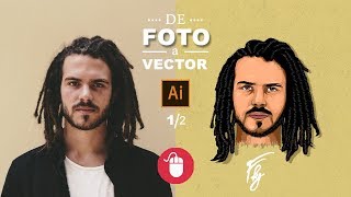 De Foto a Vector  Illustrator Tutorial Mouse [upl. by Warder866]