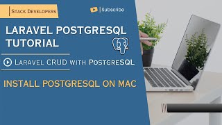 Install PostgreSQL on MAC  Laravel PostgreSQL Tutorial  Laravel CRUD with PostgreSQL [upl. by Naegem842]