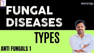 Fungal Infections Classification Types Malayalam Superficial Subcutaneous Systemic Mycoses Malayalam [upl. by Drucy]