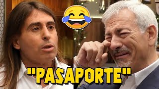 CARLOS SOBERA SUFRE ATAQUE DE RISA con IVÁN el DOBLE de SERGIO RAMOS y su quotPASAPORTEquot en FIRST DATES [upl. by Therron]