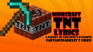 quotTNT Lyricsquot  A Minecraft Parody of Taio Cruzs Dynamite  Crafted Using Note Blocks [upl. by Annabelle355]