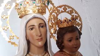 Restauración Imagen de la Virgen del Carmen Cisneros 2018 [upl. by Mojgan]