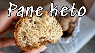 PANE KETO ricetta definitiva  facilissima e veloce  SEMPLICEMENTE KETO [upl. by Atoked]