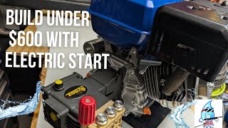 4GPM Electric Start Pressure Washer Build for Under 600 [upl. by Oiragelo]