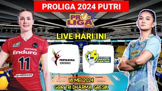 JAKARTA PERTAMINA ENDURO vs JAKARTA ELEKTRIK PLN ¬Jadwal Proliga 2024 Putri Hari Ini Live MOJI TV [upl. by Louis374]