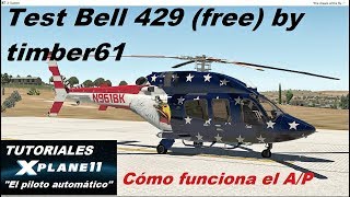 XPlane 11 Bell 429  Piloto Automático [upl. by Nyral]