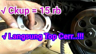 Cara Memperbaiki Starter Mio NgelosCukup 15Ribu [upl. by Airdnek]