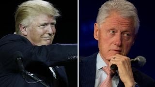 Trump implies Bill was lobbying for leniency in wifes probe [upl. by Avilys586]